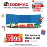 Navidad Sodimac: Tren Navidad de plástico a $999