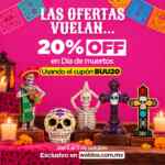 Día de Muertos Waldo's: 20% de descuento con cupón en su tienda en línea Día de Muertos Waldo's: 20% de descuento con cupón en su tienda en línea