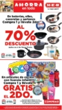 Folleto HEB fin de semana del 22 al 25 de enero: 2do al 70% en baterías y sartenes, 2×1 en productos y más