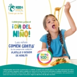 En 100% Natural los niños comen gratis del 26 al 30 de abril