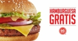 Cupón para hamburguesa gratis en la compra de un combo en Sixties Burger