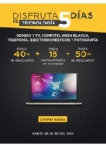 Promoción Palacio de Hierro 5 Días de Tecnología del 26 al 30 de marzo