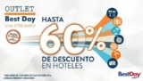 Del 12 al 17 de mayo disfruta del Outlet Bestday con hasta 60% de descuento en hoteles
