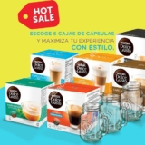 Promoción Nescafé Dolce Gusto Hot Sale 2015: 3 tarros GRATIS en la compra de capsulas