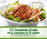 1/2 ensalada GRATIS al presentar imagen promocional en Super Salads (Monterrey)