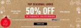 Promoción 12 Deseos Forever 21 Día 1: 50% de descuento en productos seleccionados