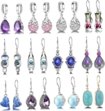 Juego de 12 pares de aretes para mujer con diferentes diseños a un precio buenísimo