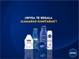 Nivea regala llamadas ilimitadas a celular e internacionales comprando cualquiera de sus productos