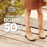 50% en el segundo par de botas en C&A