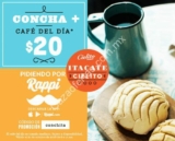 Promo Rappi Cielito Querido Café: concha + café por $20