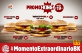 Hamburguesas a $19 en el Promo King de Burger King