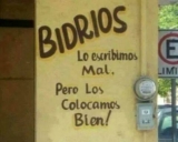 Visto en una bidrieria