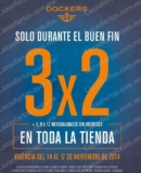 Ofertas en Dockers El Buen Fin 2014: 3×2 en toda la tienda más 12 meses sin intereses