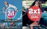 En Aeropostale 2×1 en ropa para dama y caballero