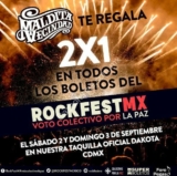 2×1 en boletos para el Rockfest hoy y mañana (Maldita Vecindad, DLD, Aterciopelados y más)