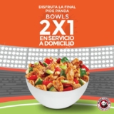 2×1 en Bowls a domicilio en Panda Express durante la final de la Copa Oro México vs Jamaica