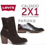 2×1 en calzado Levis y Caruno en Osom