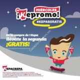 2×1 en crepas los miércoles en Kepacrepa está de regreso