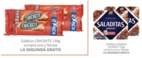 2×1 en galletas Saladitas y Crackets en La Comer