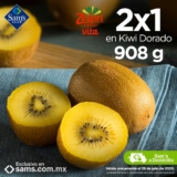 2×1 en Kiwi dorado Zespri en Sams Club hoy 28 de julio