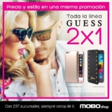 2×1 en todos los productos Guess en Mobo Shop durante enero