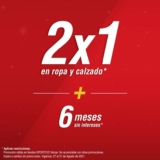 2×1 en ropa y calzado en Sportico hasta el 31 de agosto