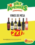 2×1 en vinos de mesa en Mi Tienda del Ahorro durante diciembre