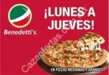 De lunes a jueves pizzas al 2×1 en Benedetti’s con Urbancheck