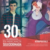 En Aeropostale 30% de descuento en mercancía seleccionada