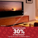 25% y hasta 30% de descuento en TODAS las pantallas en las tiendas Sony Store (aplica en pantallas ya rebajadas)