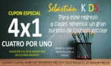 Cupón Sebastián Kids en Mundo E: 4×1 en calzado escolar