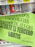 En la Comer 3×2 en chocolates Kinder en barra