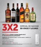 3×2 vinos y licores en Vinoteca en su especial de Navidad