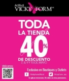 40% de descuento en toda la tienda Vicky Form por el día de las madres y bolsa o cosmetiquera de regalo (del 7 al 10 de mayo)