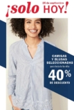En Old Navy 40% de descuento en blusas y camisas para toda la familia hoy sábado