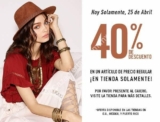40% de descuento en Forever 21 sólo hoy sábado 25 de abril!