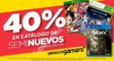 40% de descuento en juegos seminuevos en Gamers solo hoy