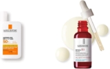 Combo La Roche-Posay con protector solar Anthelios UVMune 400 fluido invisible + sérum anti-arrugas Retinol B3 bajan a su menor precio