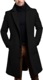 Abrigo largo de invierno para hombre de mezcla de lana baja a un gran precio + descuento adicional en varias piezas