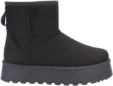 Botín invernal para mujer con forro de peluche y plataforma Pink by Price Shoes baja a un gran precio