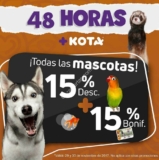 Promoción 48 horas Maskota: 15% de descuento + 15% de bonificación en todas las mascotas