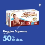 50% de descuento en pañales Huggies Supreme solo hoy en Farmacias Benavides