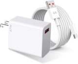 Cargador USB-C de carga rápida para celulares o laptops baja a un excelente precio