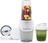 Procesador de alimentos extractor de nutrientes Taurus con 2 vasos para transportar bajan a un excelente precio