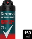 Desodorante en aerosol para hombre Rexona Protección Antibacterial baja a un super precio
