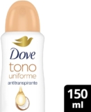 Desodorante aclarante en aerosol Dove Tono Uniforme Coco y Flor de Loto baja de precio