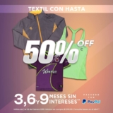 Promoción Charly de hasta 50% de descuento en ropa y textiles + meses sin intereses con Paypal