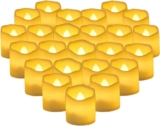 Oferta flash: juego de 24 velas LED decorativas bajan a un gran precio