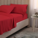 Juego de sábanas para cama king size Kaltex Sumie Pepper Red bajan a su menor precio