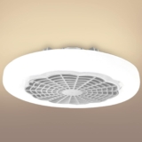 Ventilador con luz LED y control remoto de fácil instalación baja a un super precio